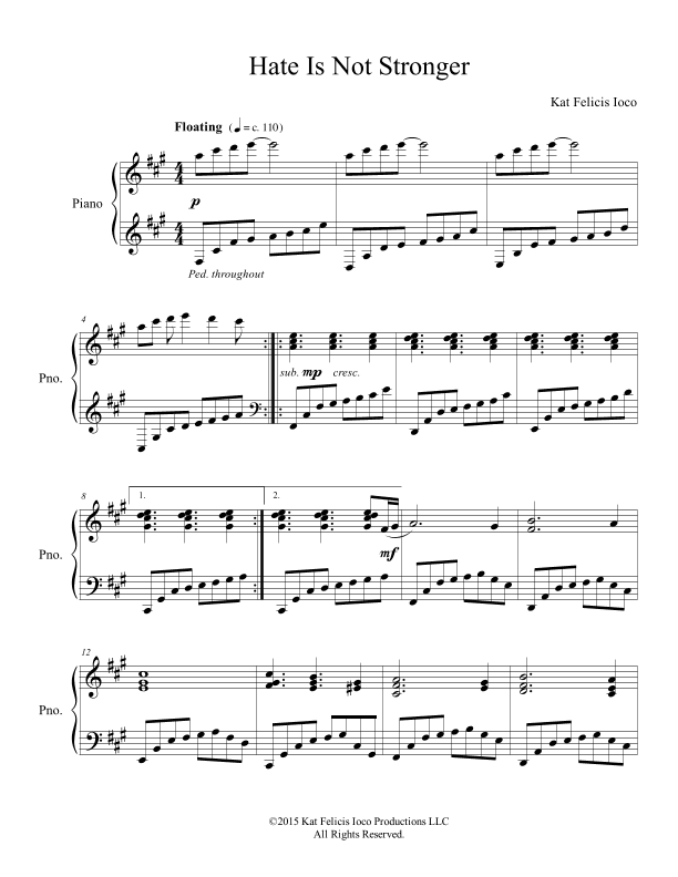 Hate Is Not Stronger