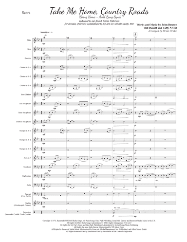 Take Me Home, Country Roads (arr. Brian P. Drake)