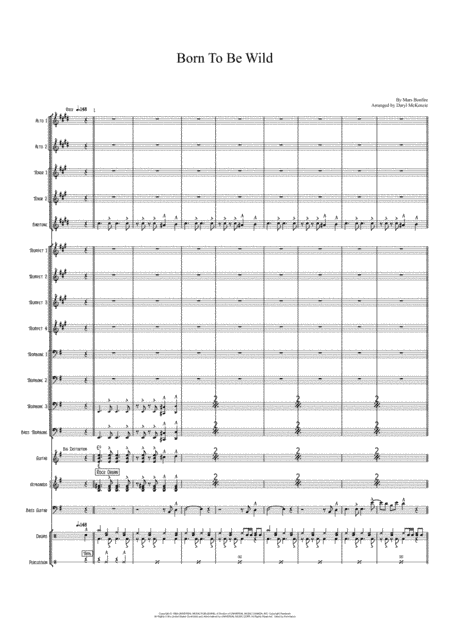 Born To Be Wild (arr. Daryl McKenzie)