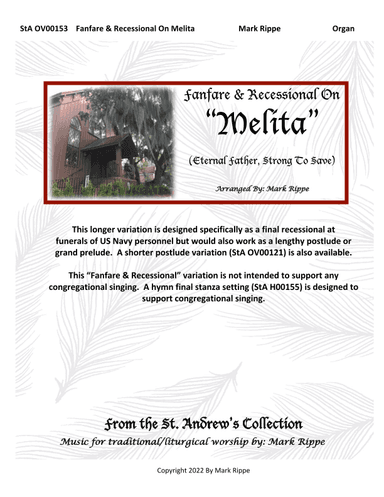 Fanfare & Recessional on "Melita" (Eternal Father, Strong To Save) StA OV00153 (arr. Mark Rippe)