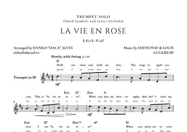 La Vie En Rose (arr. Danilo "Daca" Alves)