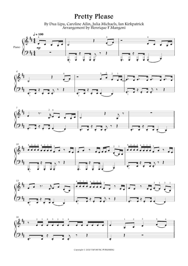Pretty Please (arr. Henrique F Mangoni)
