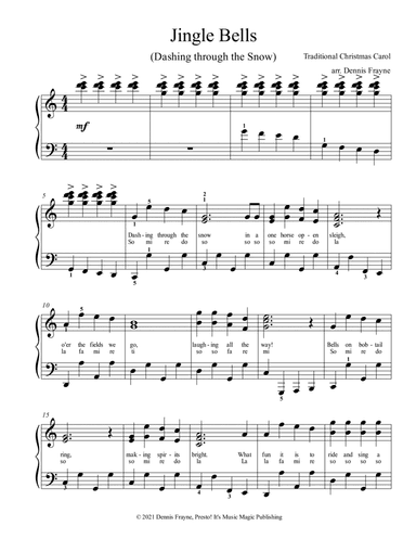 Jingle Bells (Dashing through the Snow) (arr. Dennis Frayne)