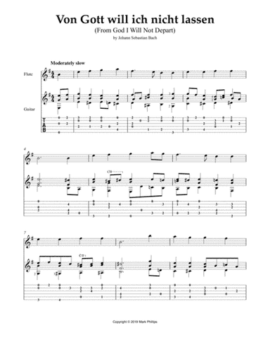 Von Gott will ich nicht lassen (From God I Will Not Depart) (arr. Mark Phillips)