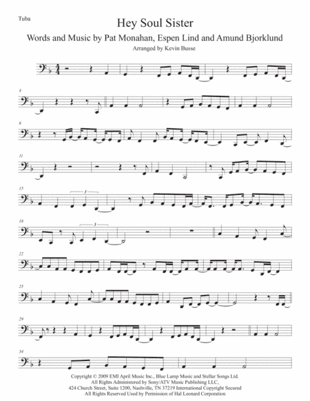 Hey, Soul Sister (arr. Kevin Busse)
