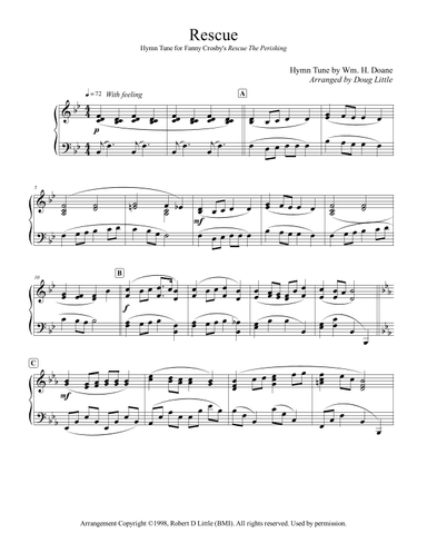 Rescue (Rescue The Perishing) (arr. Doug Little)