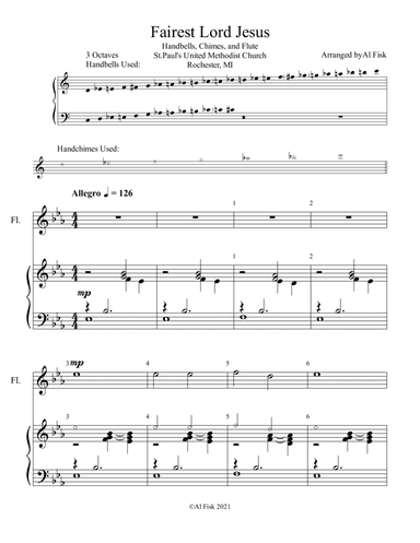 Fairest Lord Jesus (with flute) (arr. Al Fisk)