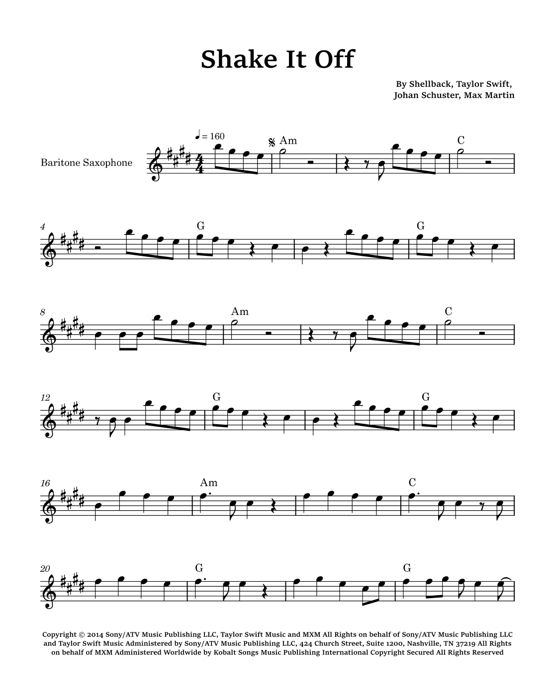 Shake It Off (arr. Glauco Fernandes)