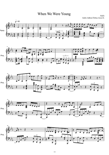When We Were Young (arr. Adele Adkins)