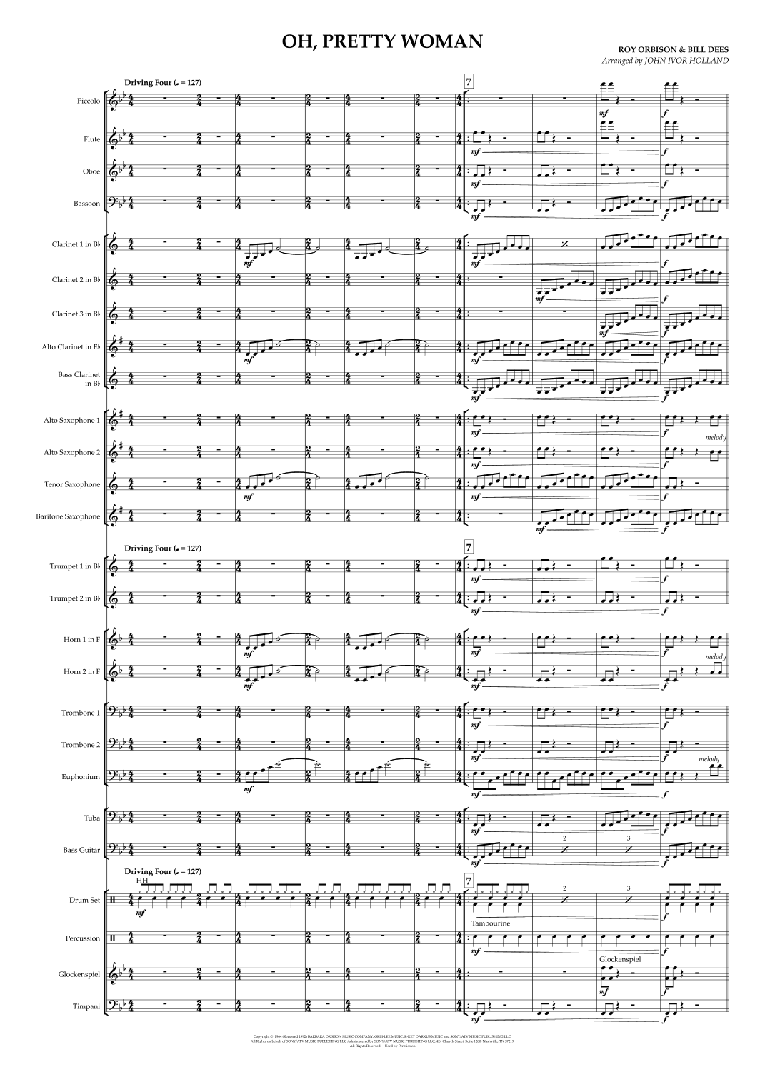 Oh, Pretty Woman (arr. John Holland)