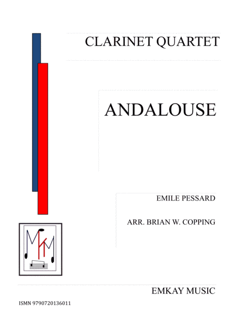 ANDALOUSE – CLARINET QUARTET (arr. BRIAN W. COPPING)