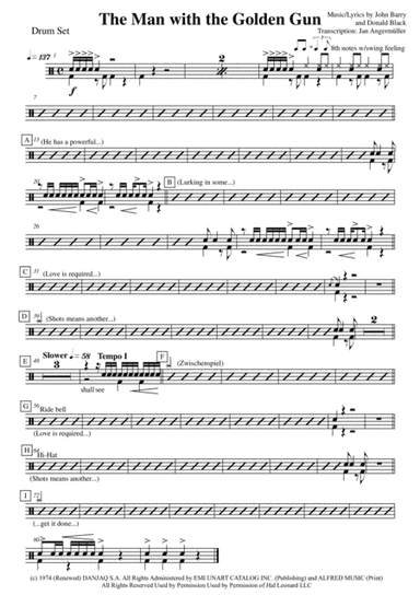 The Man With The Golden Gun (arr. Jan Angermüller)