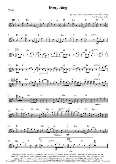 Everything (arr. Fernando Britto)