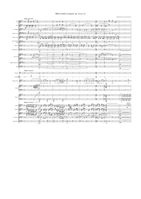 Rachmaninov: "What Wealth of Rapture" Op. 34 no. 12 (Orchestrated song) (arr. Alexander Yau)