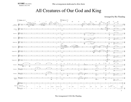 All Creatures of Our God and King (Jazz Band) (arr. Ric Flauding)