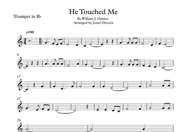 He Touched Me (arr. Josiel Oliveira)