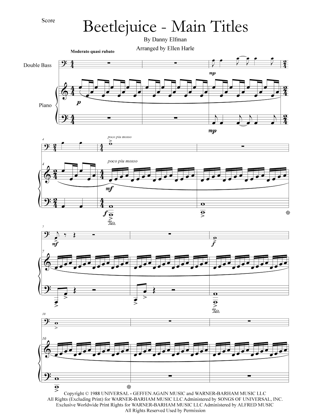 Beetlejuice (main Theme) (arr. Ellen Harle)