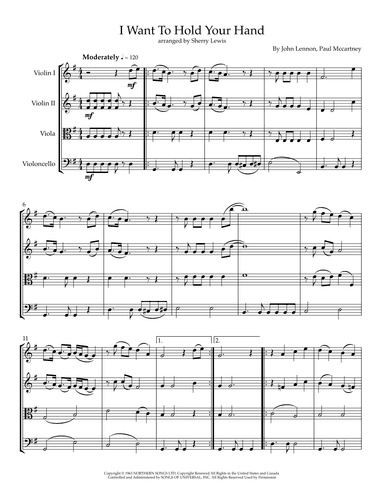 I Want To Hold Your Hand (arr. Sherry Lewis)