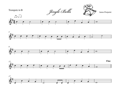 Jingle Bells - trumpet (arr. Albrecht Kuch-Weidenbrück)