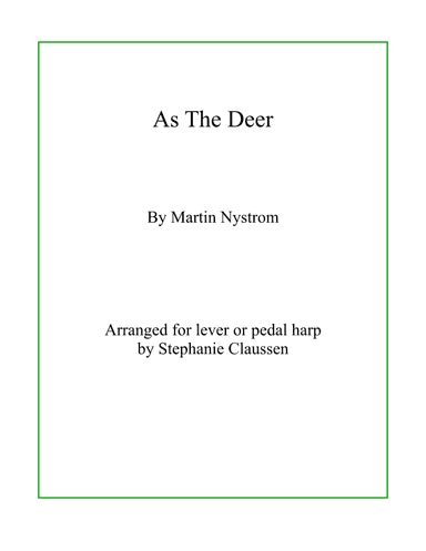 As The Deer (arr. Stephanie Claussen)