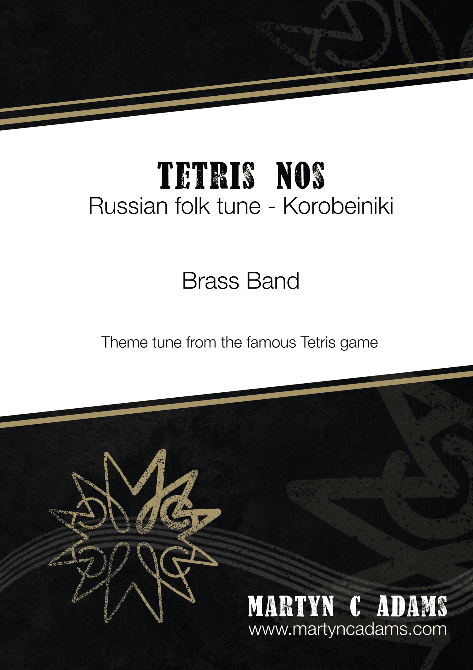 Tetris Nos - Korobeiniki - For Brass Band (arr. Martyn C Adams)