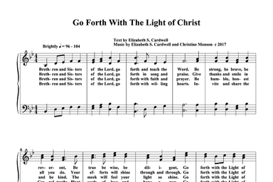 Go Forth With The Light of Christ