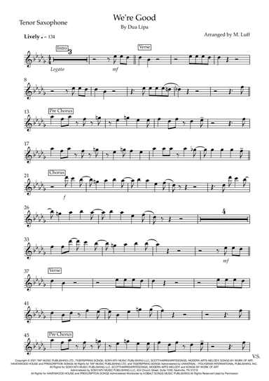 We're Good (arr. Matt Luff)