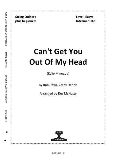 Can't Get You Out Of My Head (arr. Des McNutty)