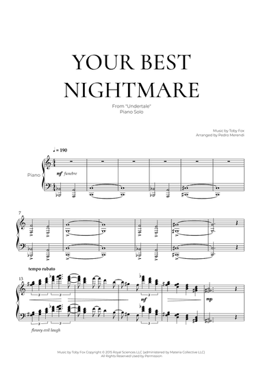 Undertale Variations (arr. Pedro Merendi)