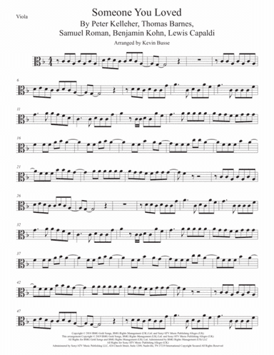 Someone You Loved (arr. Kevin Busse)