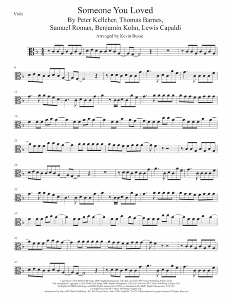 Someone You Loved (arr. Kevin Busse)