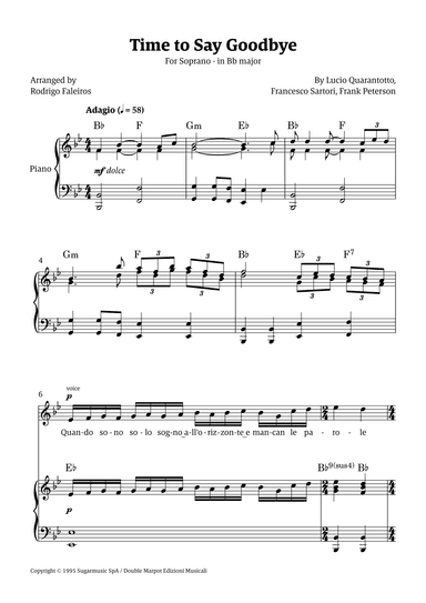 Time To Say Goodbye (arr. Rodrigo Faleiros)
