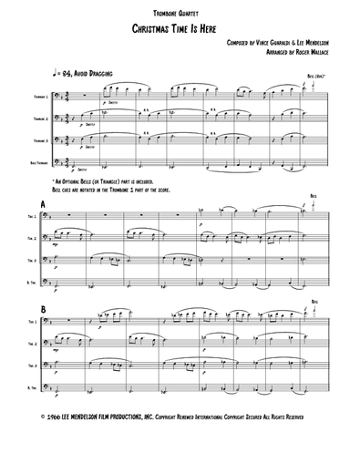 Christmas Time Is Here (arr. Roger Wallace)