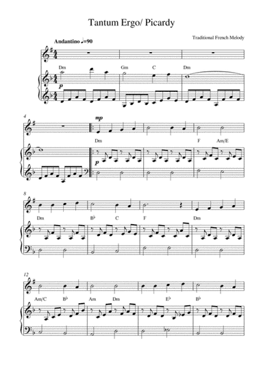 Tantum Ergo/ Picardy (Let All Mortal Flesh Keep Silence) (arr. Kaiserin Rebecca)