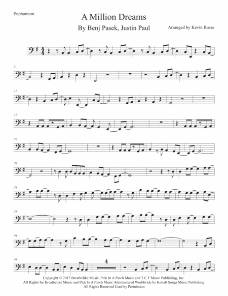 A Million Dreams (arr. Kevin Busse)