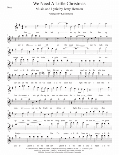 We Need A Little Christmas (arr. Kevin Busse)