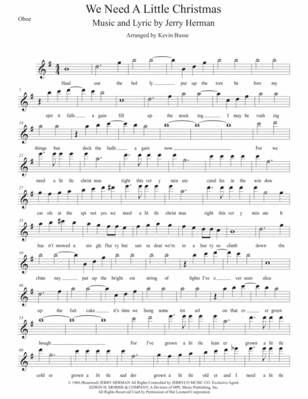 We Need A Little Christmas (arr. Kevin Busse)