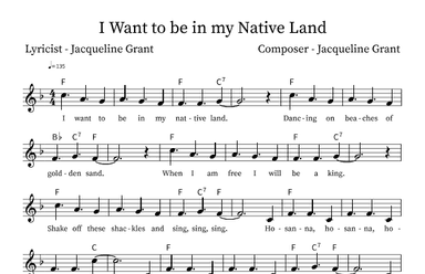 I want to be in my Native Land