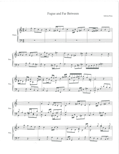 Fugue and Far Between