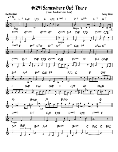 Somewhere Out There (arr. John Fries)