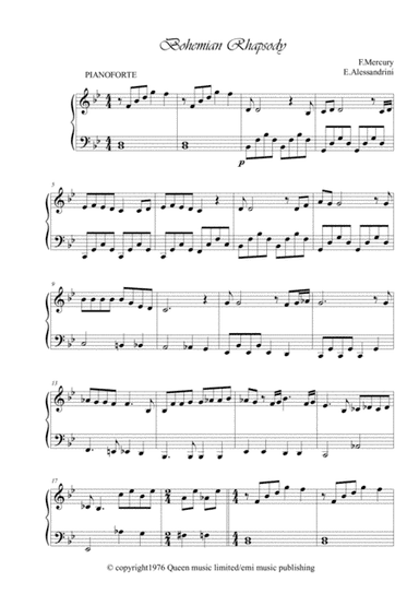 Bohemian Rhapsody (arr. Ester Alessandrini)