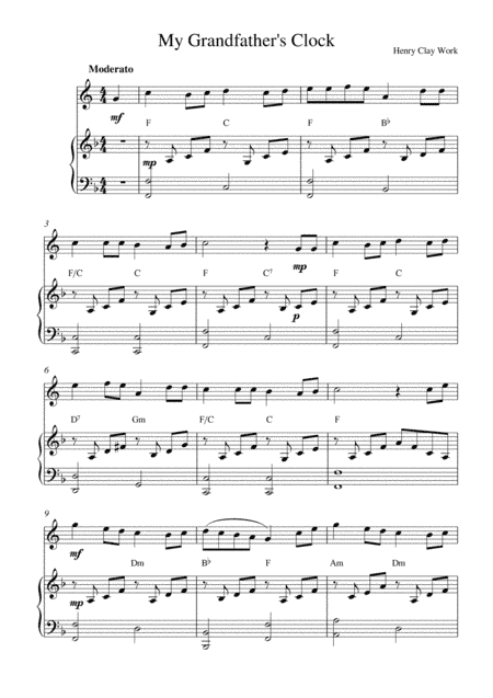 My Grandfather's Clock (arr. Kaiserin Rebecca)