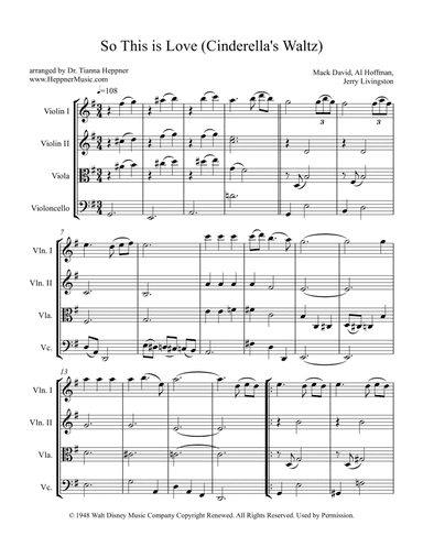 So This Is Love (arr. Dr. Tianna Heppner)
