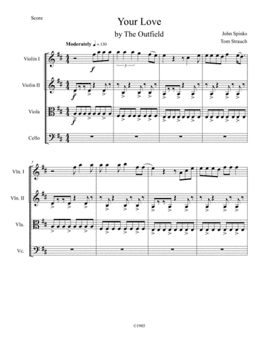 Your Love (arr. Tom Strauch)