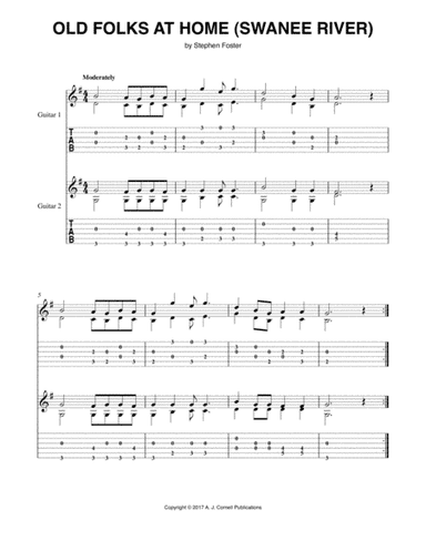 Old Folks at Home (Swanee River) (arr. Mark Phillips)