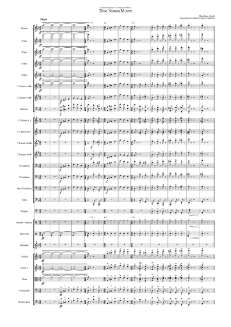 Dios nunca Muere (arr. Alfredo Carrasco Sánchez)