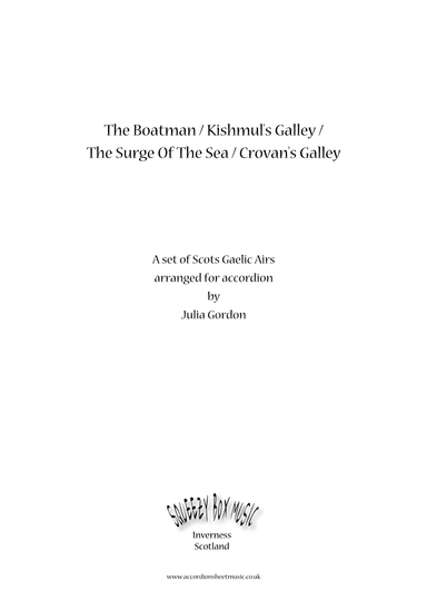 The Boatman / Kishmul's Galley / The Surge Of The Sea / Crovan's Galley (arr. Julia Gordon)