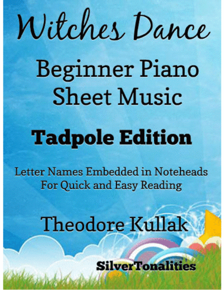 Witches Dance Beginner Piano Sheet Music 2nd Edition (arr. SilverTonalities)