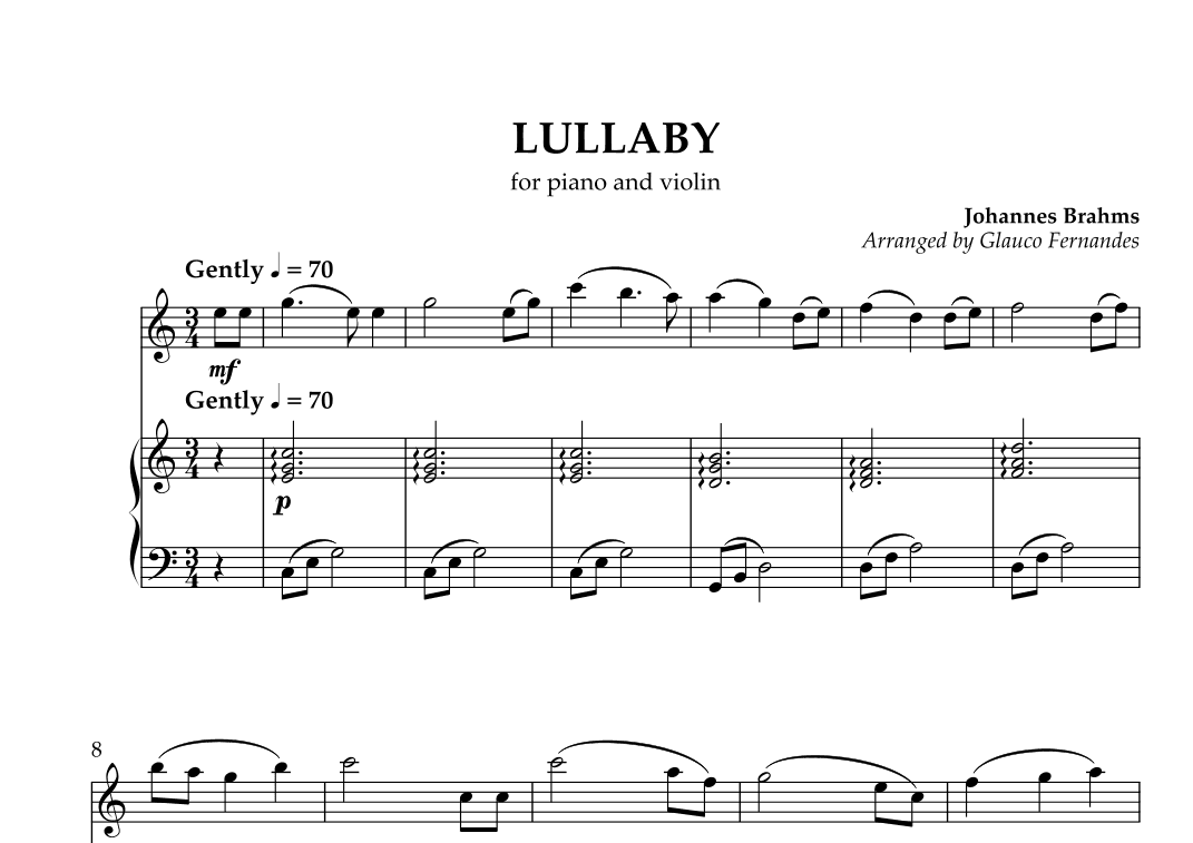 Lullaby (arr. Glauco Fernandes)