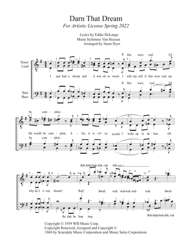 Darn That Dream (arr. Jason Dyer)